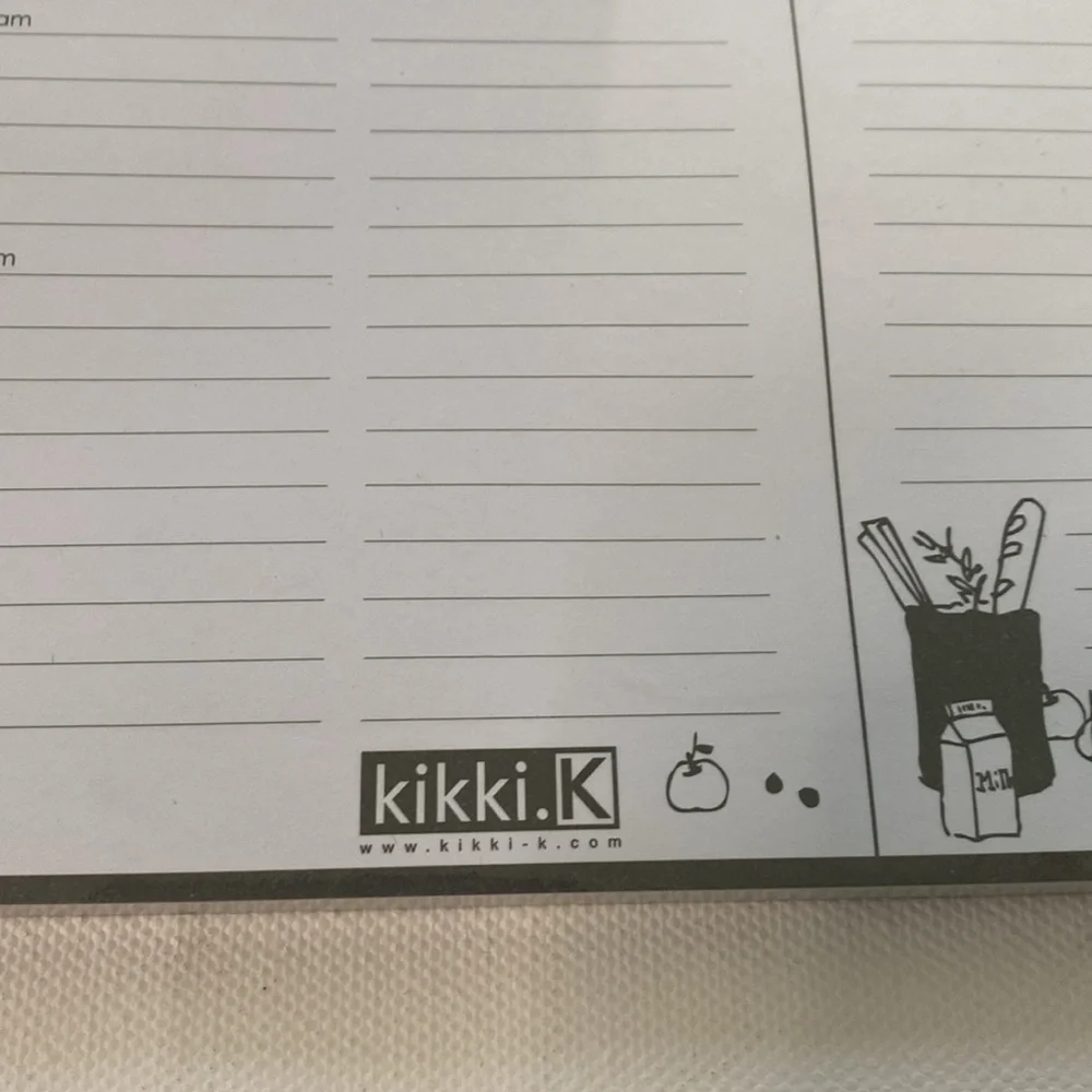 Kikki.K Weekly Planner Paper Pads. Two new in plastic pads.